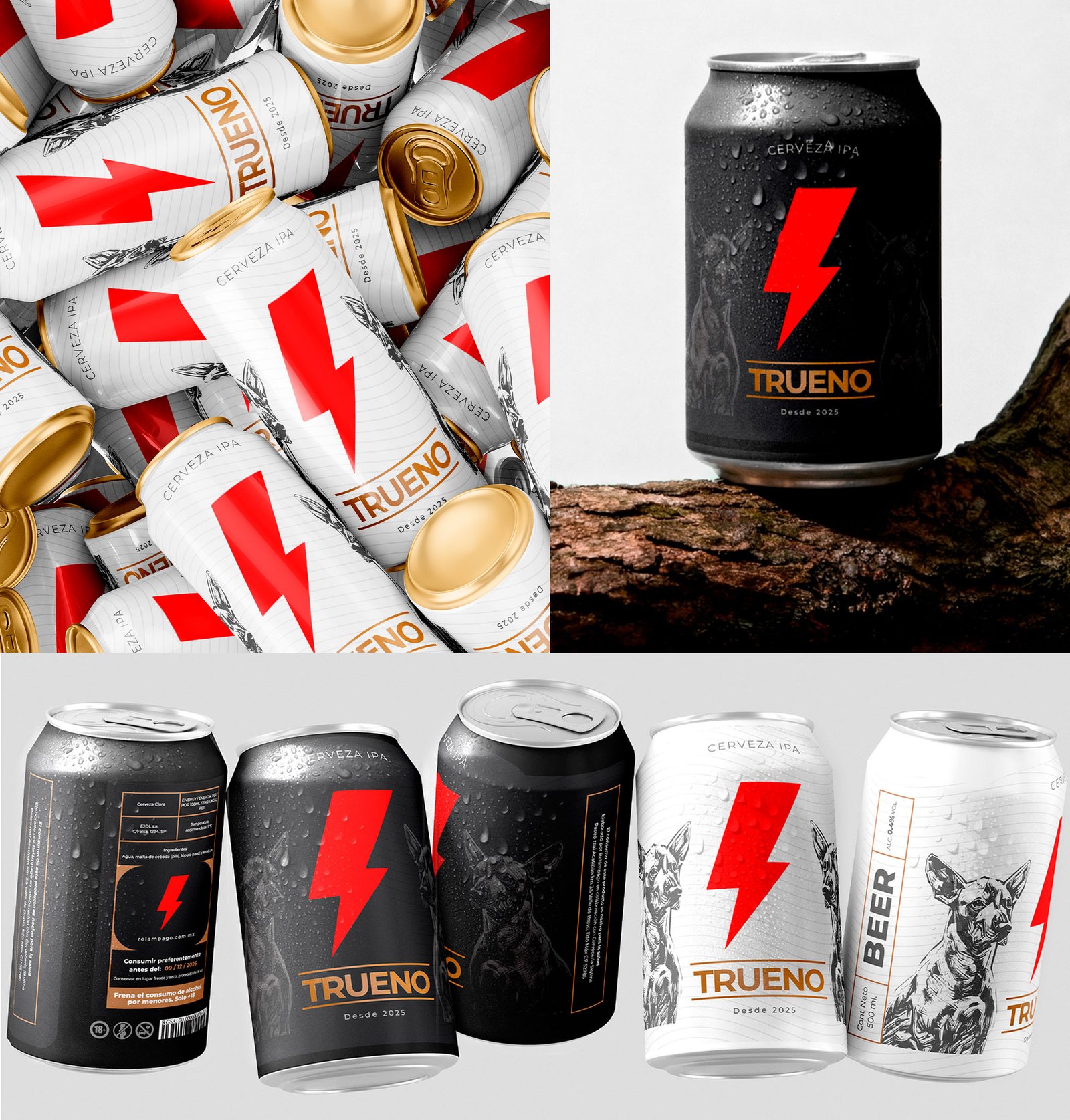 Empaque cerveza agencia de diseño cotizar etiquetas para mi empaque diseño web digital vinilo 