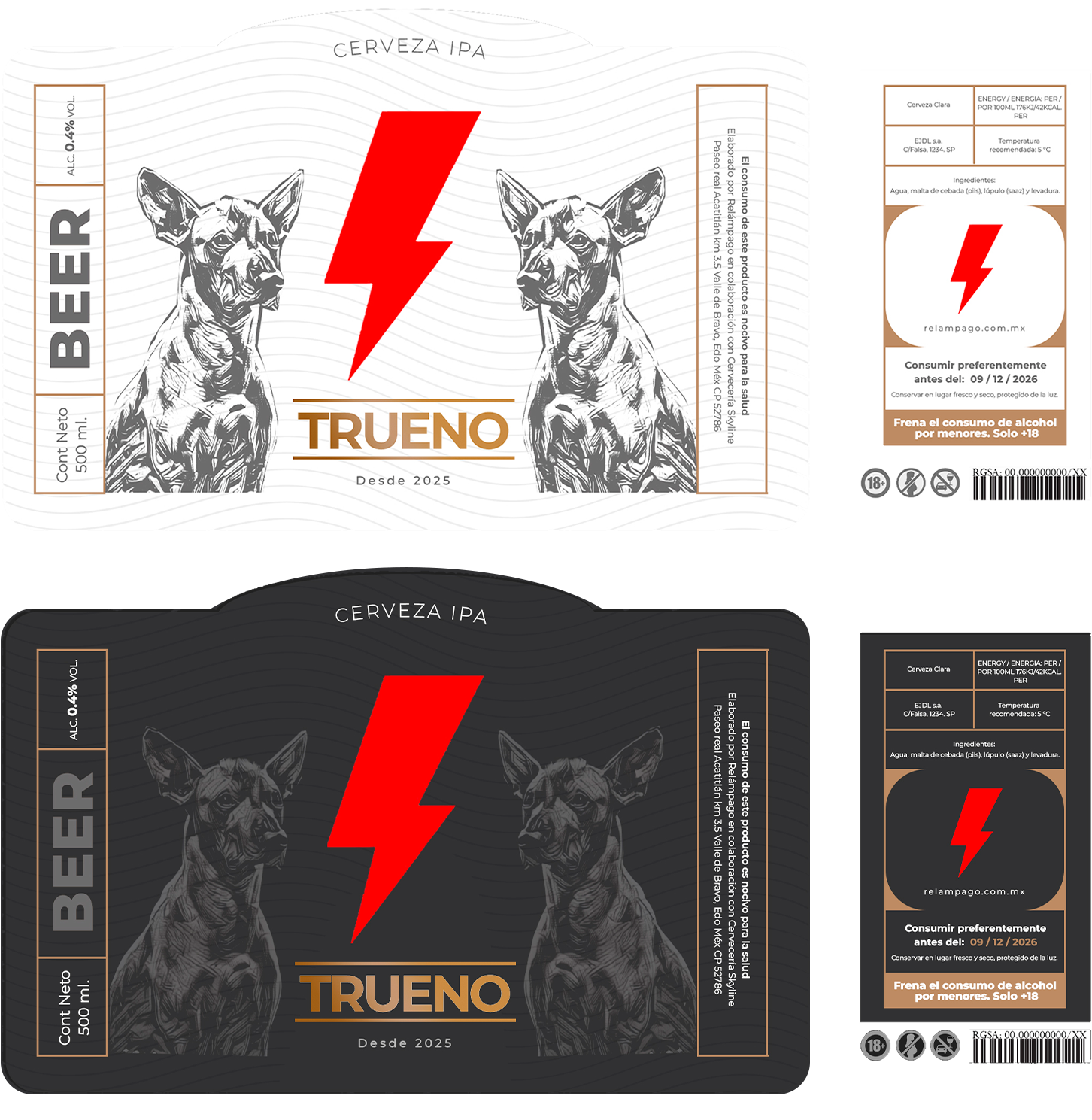 Empaque cerveza agencia de diseño cotizar etiquetas para mi empaque diseño web digital vinilo